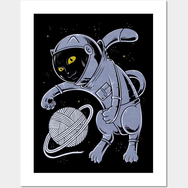 Catstronaut Wall Art by UmbertoVicente